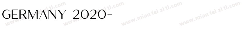 germany 2020字体转换